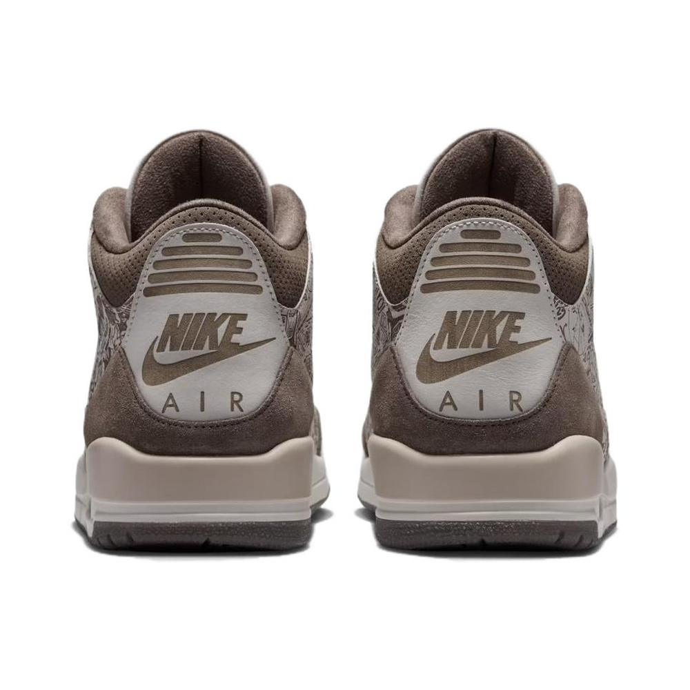 Air Jordan 3 'Phantom / Palomino / Sail / University Red' Мужские