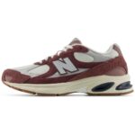 White / Dark Red