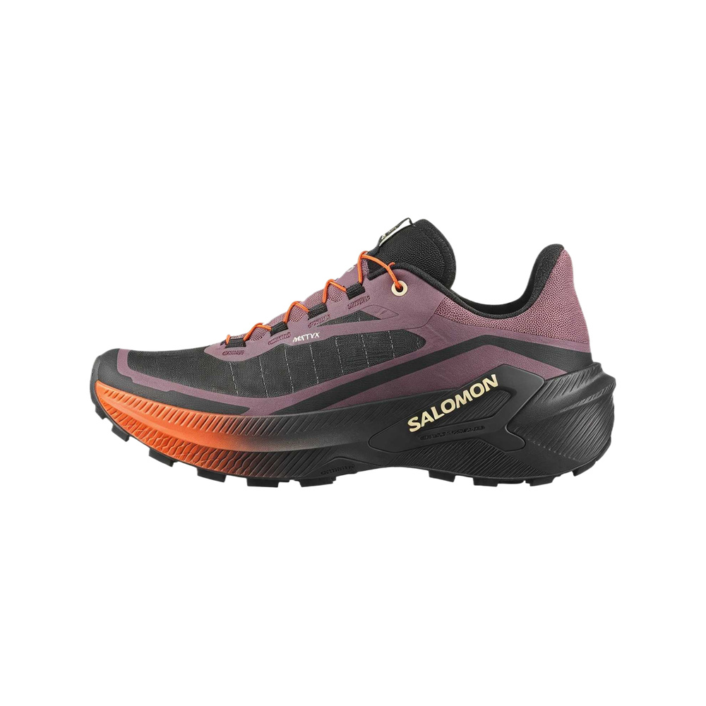 Black / Orange Red