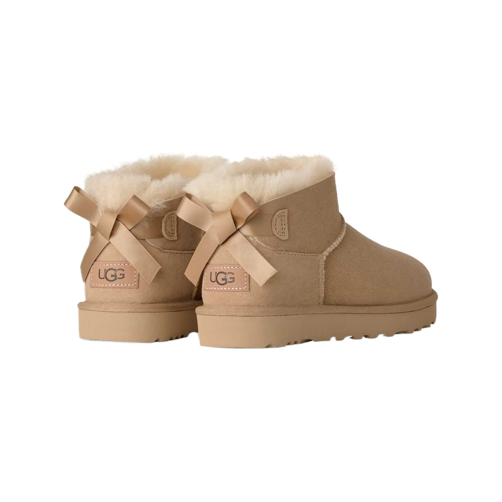 UGG Ultra Mini Bailey Bow 'Sand' Женские