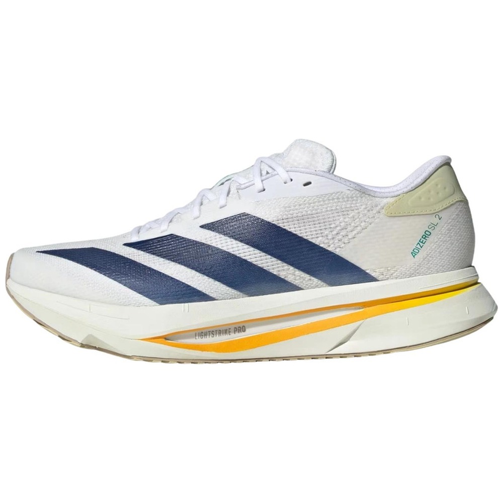 Adidas Adizero SL2 'Cloud White / Dark Navy Blue / Yellow' Мужские