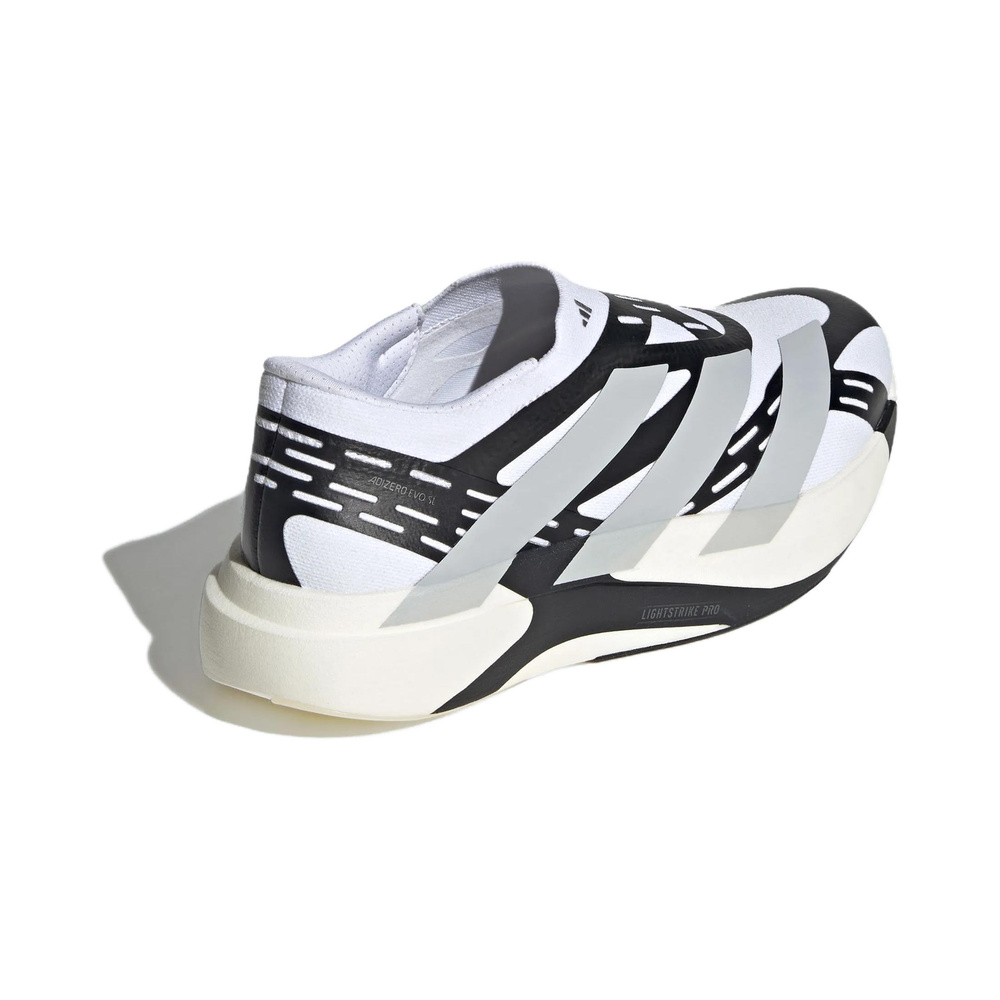 Adidas Adizero Evo SL Laceless 'White / Light Grey / Black' Мужские