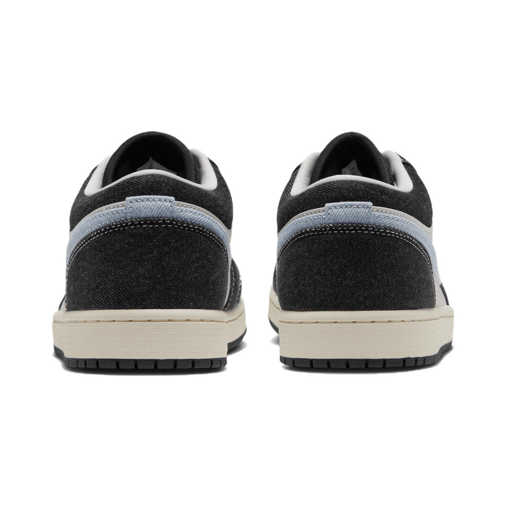 Air Jordan 1 Low 'Black / Cobalt Bliss / Dark Smoke Grey / Metallic Silver' Мужские
