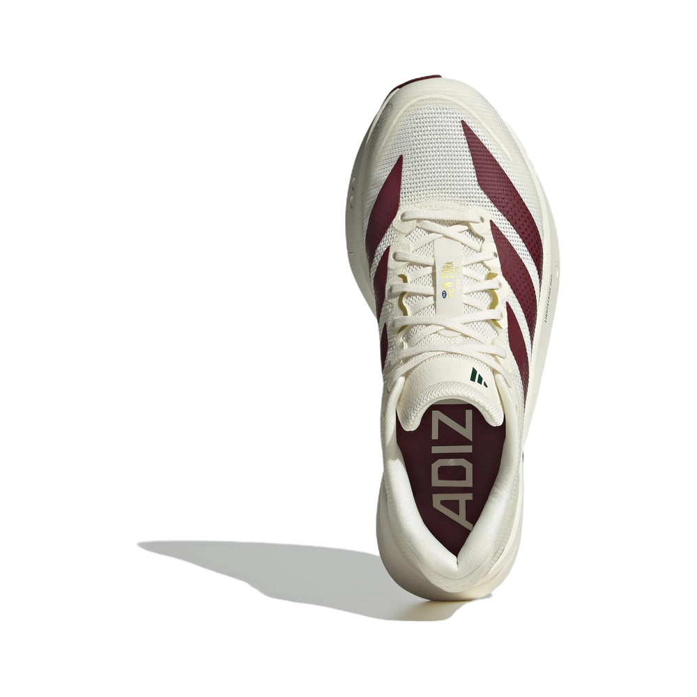 Adidas Adizero Boston 13 'Jade White / Dark Red / Gold' Мужские