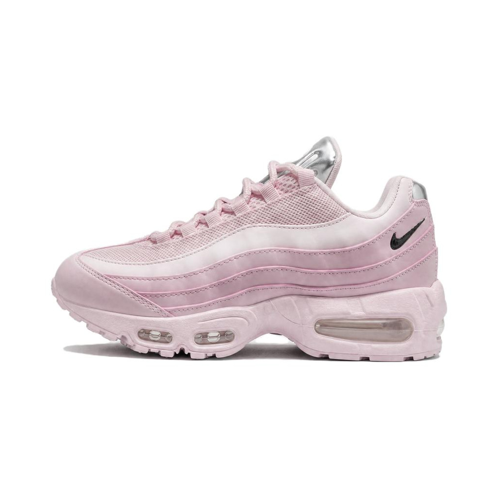 Nike Air Max 95 'Metallic Silver / Sail / Black / Metallic Silver' Женские