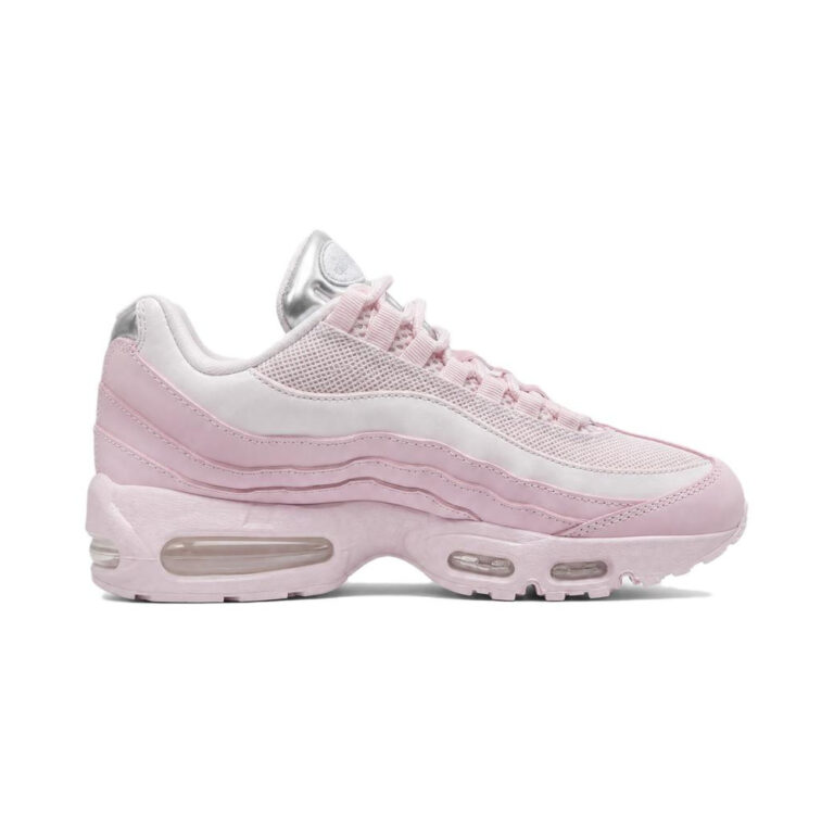Nike Air Max 95 'Metallic Silver / Sail / Black / Metallic Silver' Женские