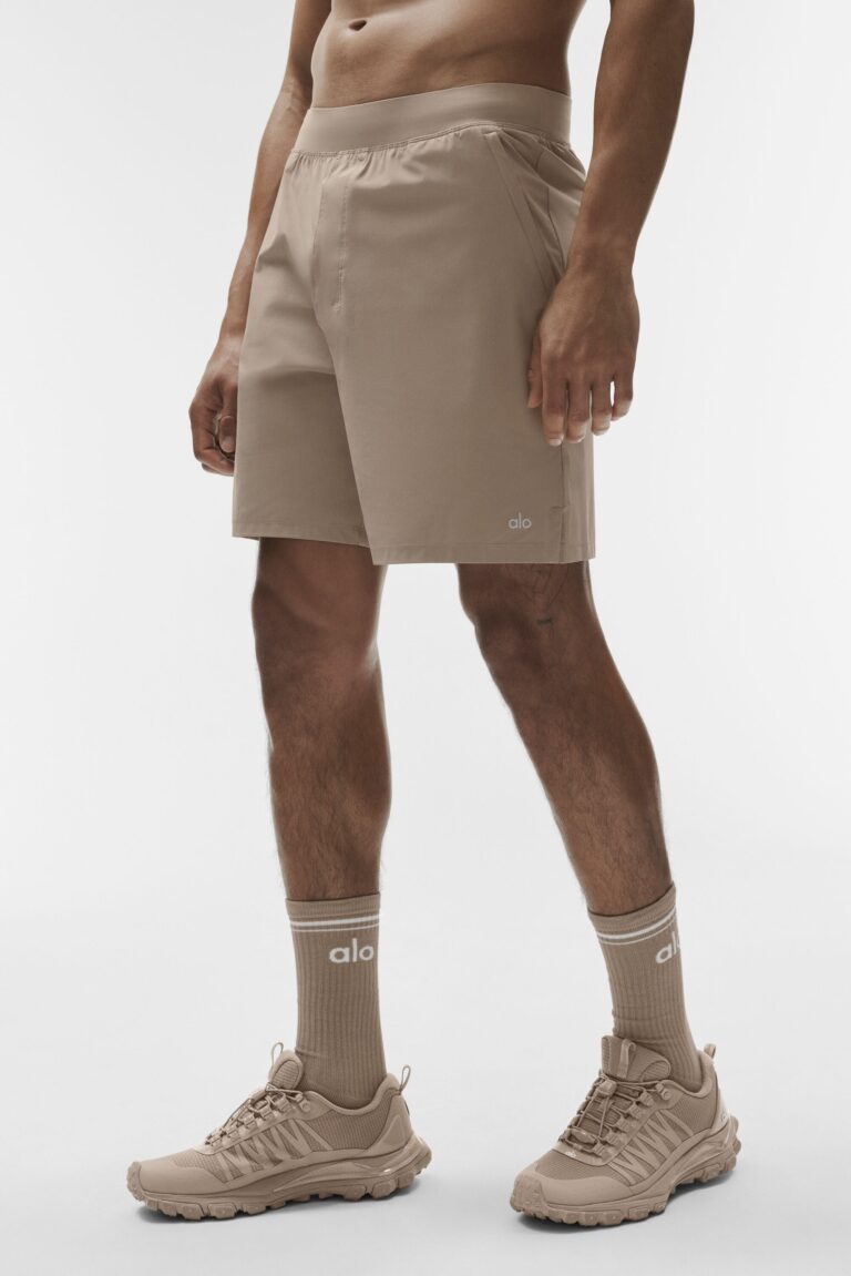 Носки Alo Yoga Unisex Throwback Sock «Gravel» Унисекс