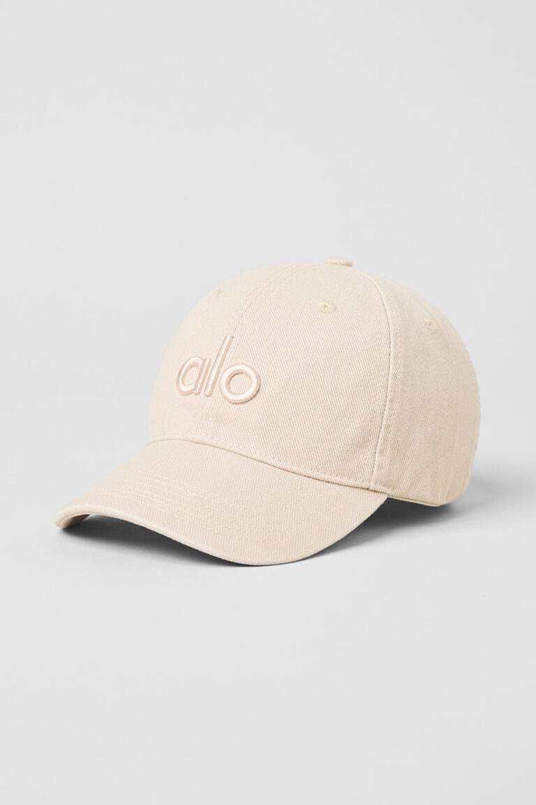 Кепка Alo Yoga Washed Off-Duty Cap «Sand Dollar» Унисекс