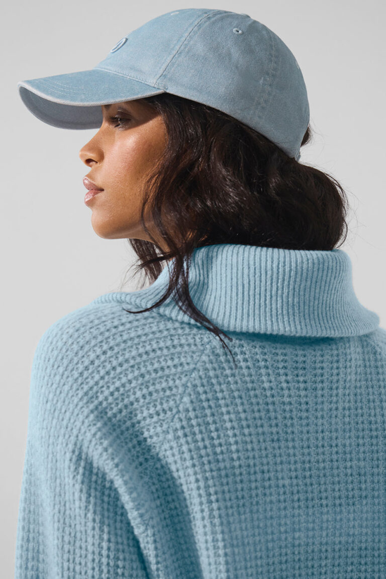 Кепка Alo Yoga Washed Off-Duty Cap «Light Denim» Унисекс