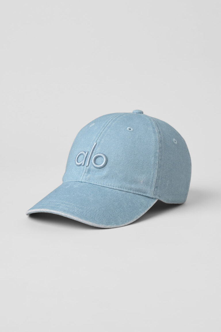 Кепка Alo Yoga Washed Off-Duty Cap «Light Denim» Унисекс