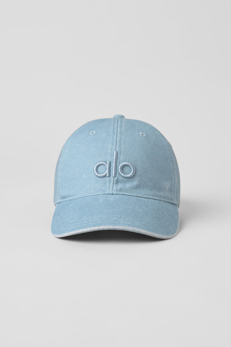 Кепка Alo Yoga Washed Off-Duty Cap «Light Denim» Унисекс