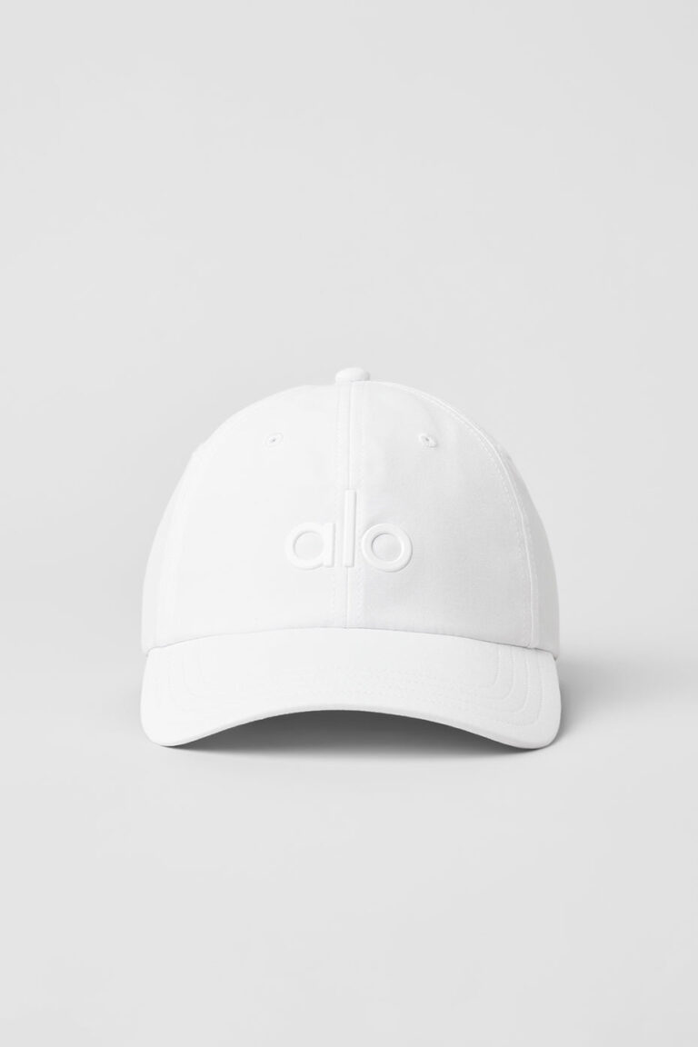 Кепка Alo Yoga Performance Off-Duty Cap «White» Унисекс
