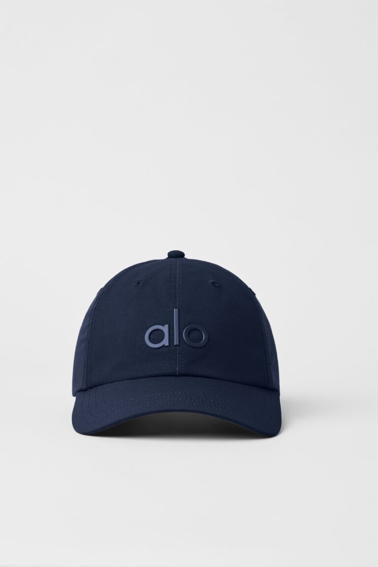 Кепка Alo Yoga Performance Off-Duty Cap «Navy» Унисекс