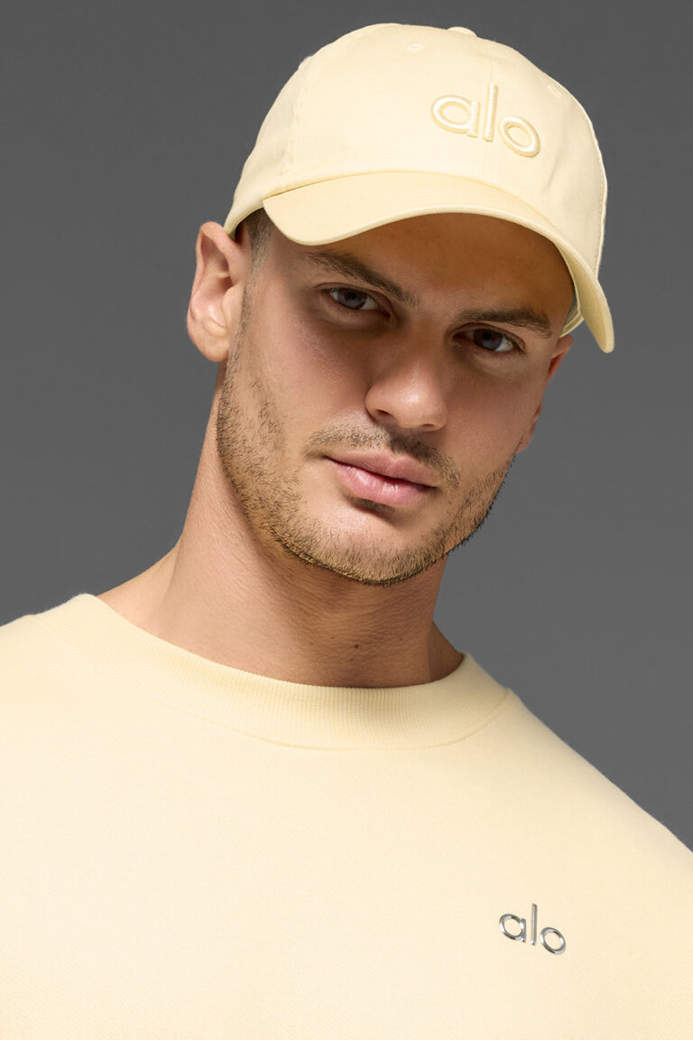 Кепка Alo Yoga Off-Duty Cap «Candlelight Yellow» Унисекс