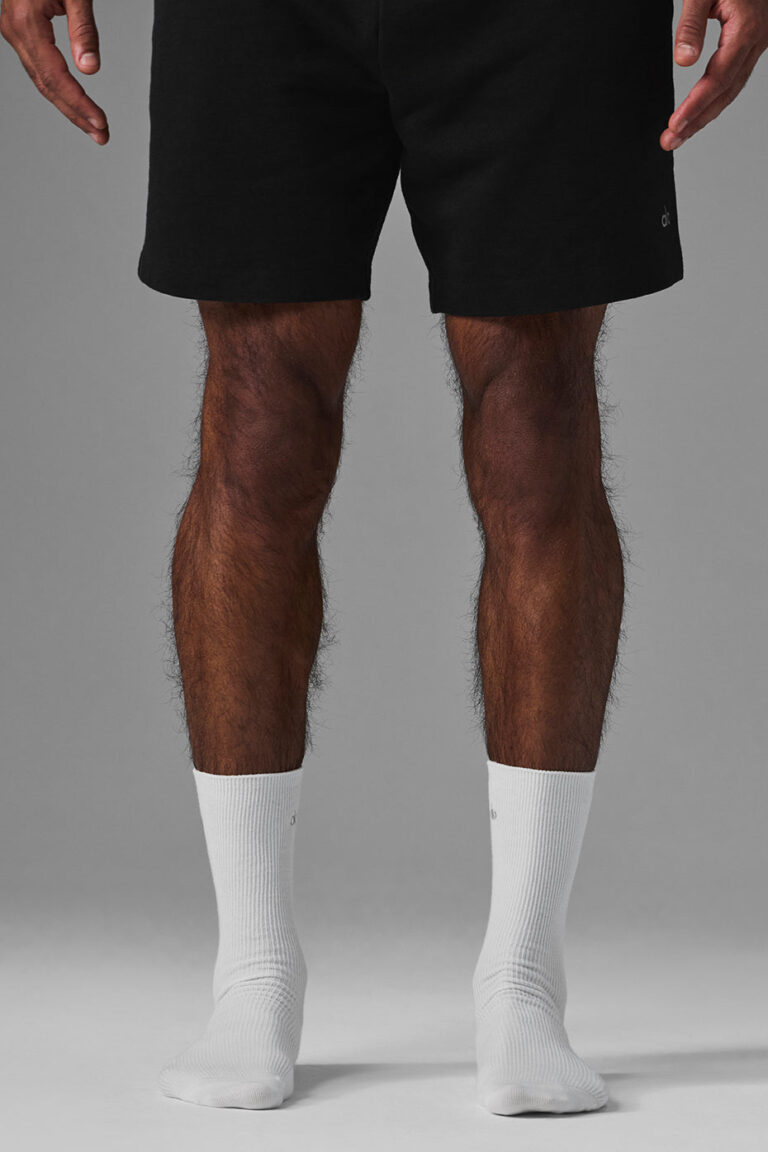 Носки Alo Yoga Unisex Half-Crew Understated Sock «White» Унисекс