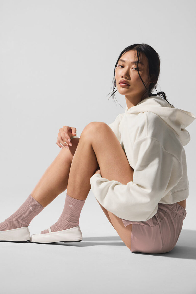 Носки Alo Yoga Unisex Half-Crew Understated Sock «Taupe» Унисекс