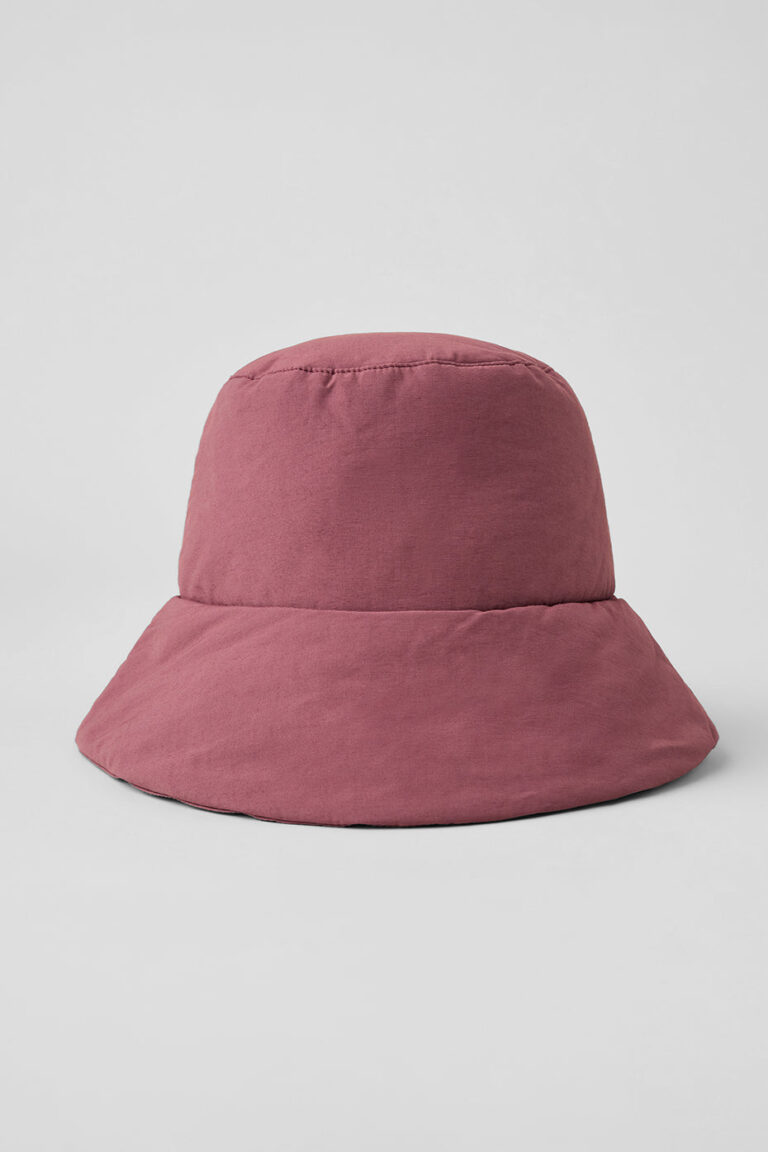 Пуховик Alo Yoga Good Shade Puffer Bucket Hat «Burgundy Truffle» Унисекс