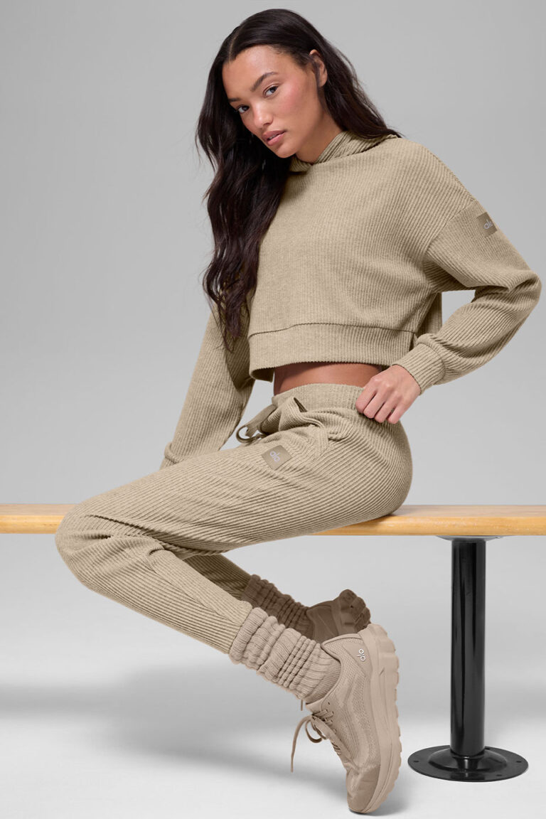 Носки Alo Yoga Unisex Scrunch Sock «Gravel» Унисекс