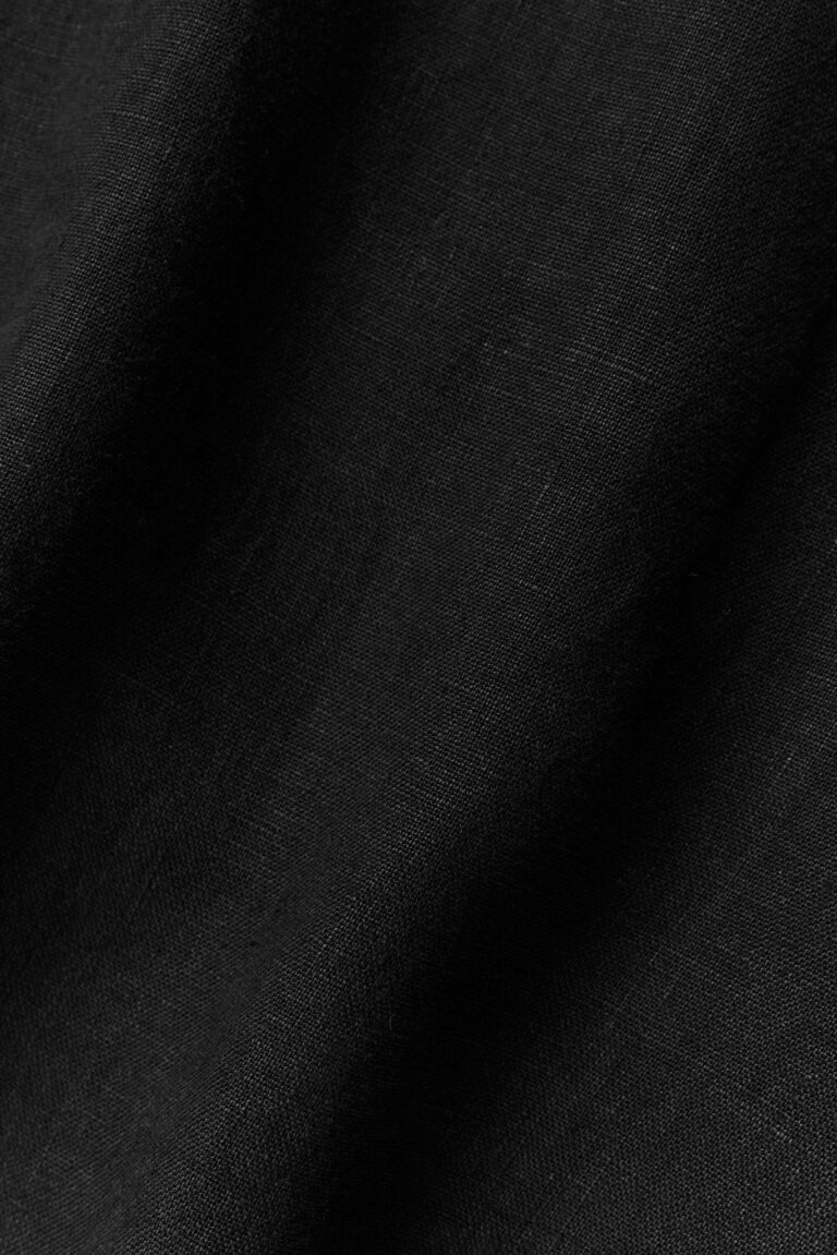 Рубашка Alo Yoga Linen Days Short Sleeve Button Up «Black» Мужская