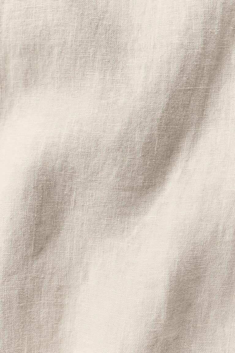 Рубашка Alo Yoga Linen Days Short Sleeve Button Up «Bone» Мужская