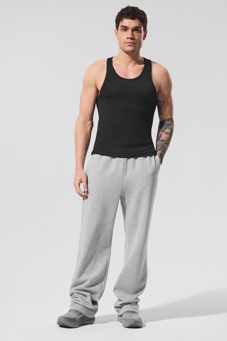 Майка Alo Yoga Everyday Modal Rib Tank «Black» Мужская