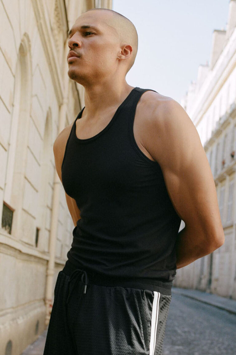 Майка Alo Yoga Everyday Modal Rib Tank «Black» Мужская