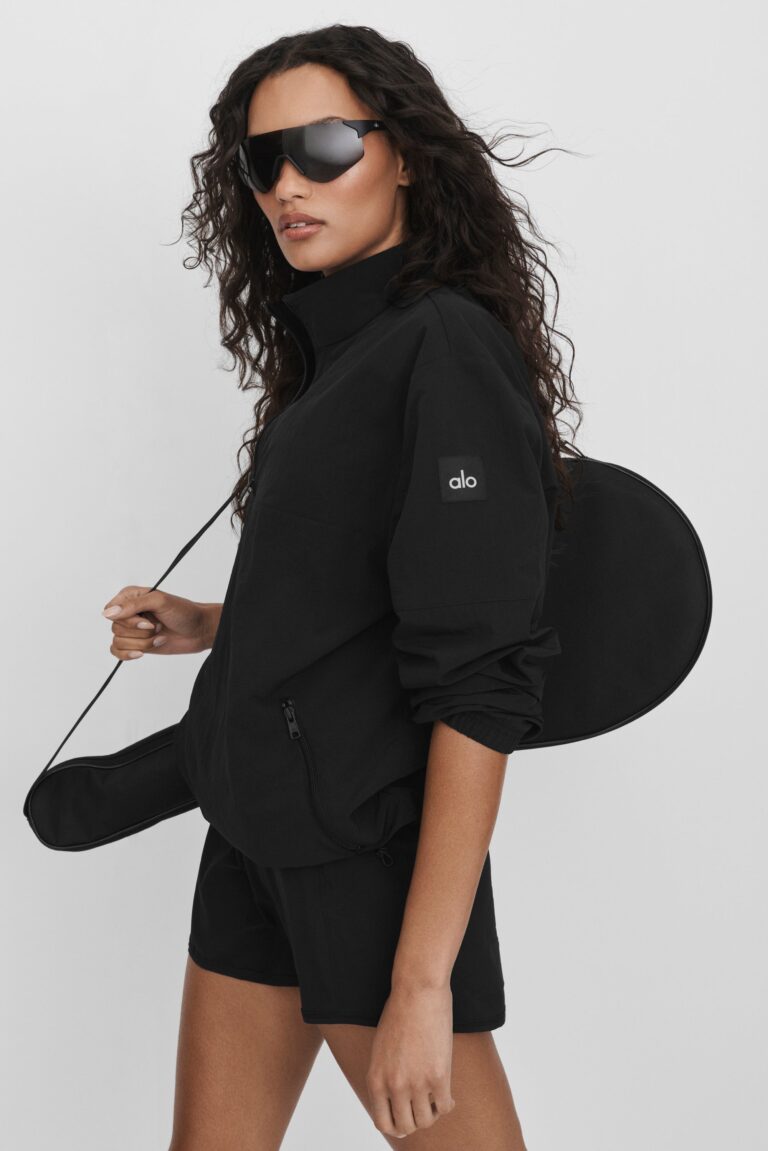 Свитшот Alo Yoga Light Weight Takeaway Track Pullover «Black» Мужская