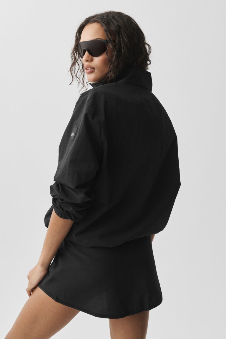 Свитшот Alo Yoga Light Weight Takeaway Track Pullover «Black» Мужская