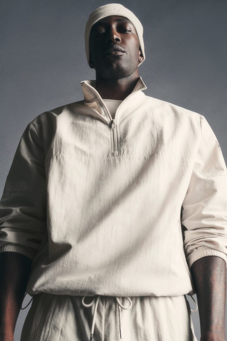 Свитшот Alo Yoga Light Weight Takeaway Track Pullover «Bone» Мужская