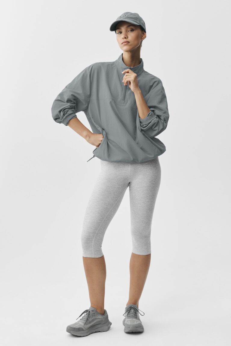 Свитшот Alo Yoga Light Weight Takeaway Track Pullover «Monument» Мужская