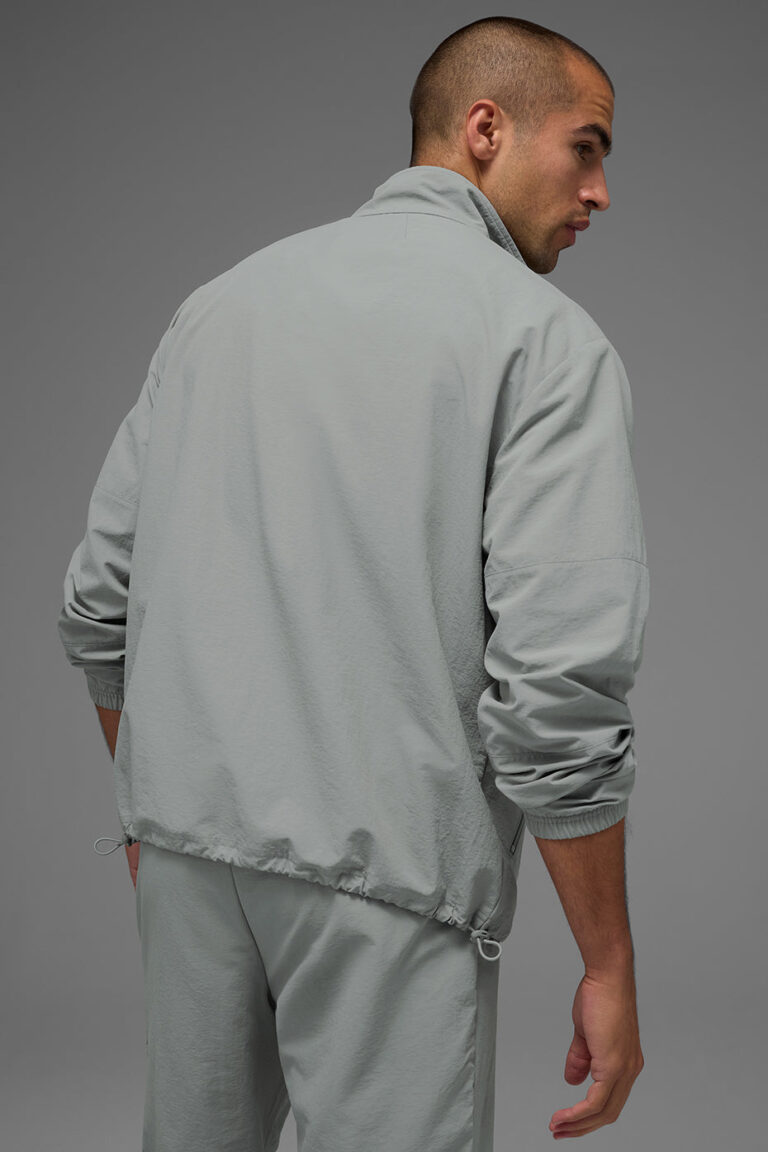 Свитшот Alo Yoga Light Weight Takeaway Track Pullover «Lunar Grey» Мужская