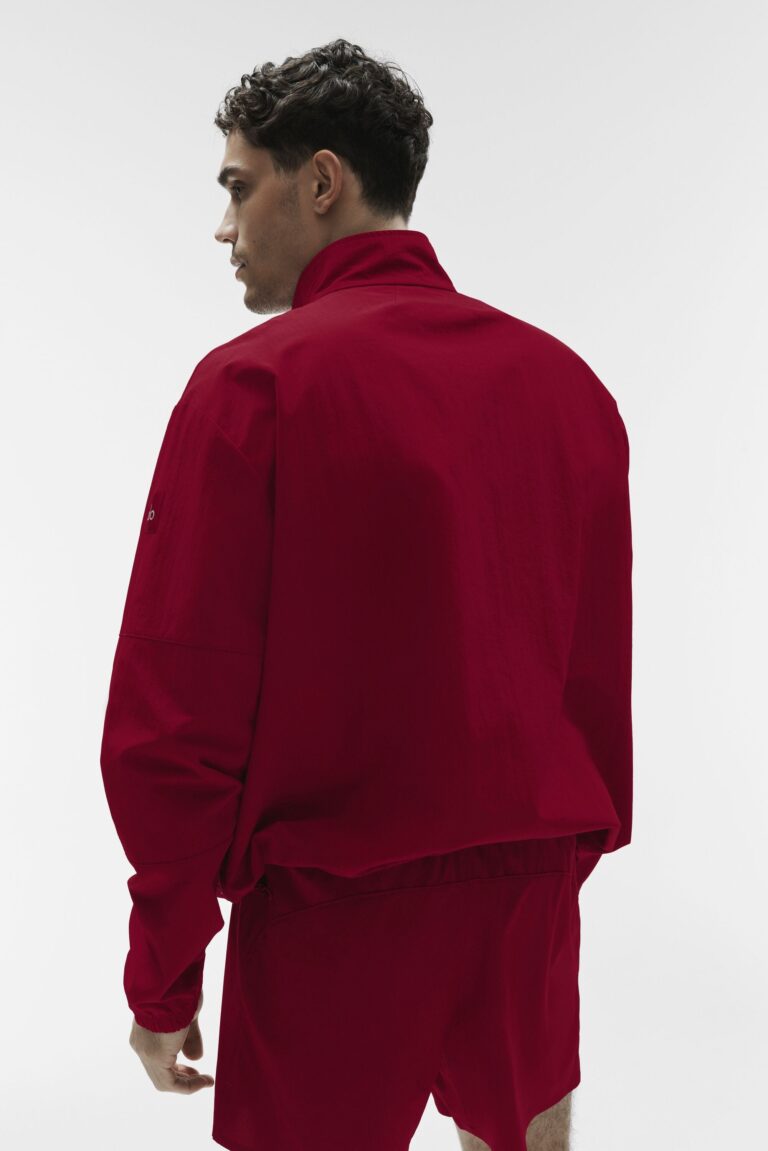 Свитшот Alo Yoga Light Weight Takeaway Track Pullover «Garnet» Мужская