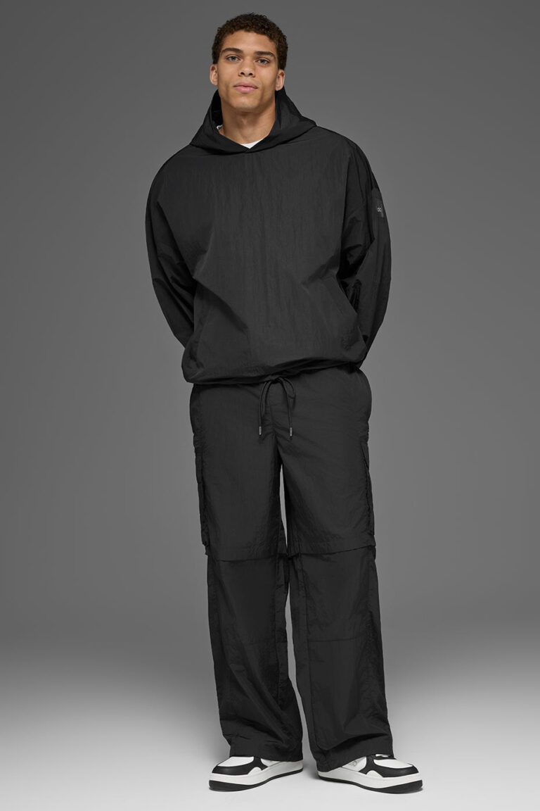 Худи Alo Yoga Axis Hooded Pullover «Black» Мужская