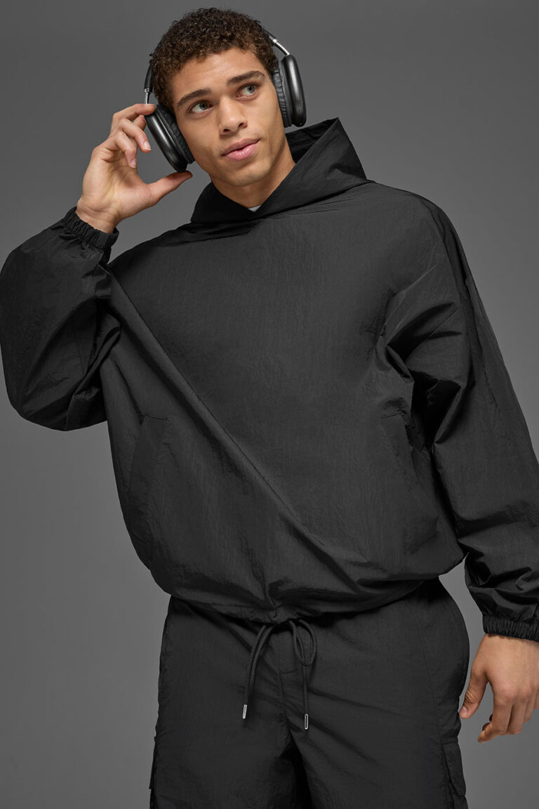 Худи Alo Yoga Axis Hooded Pullover «Black» Мужская