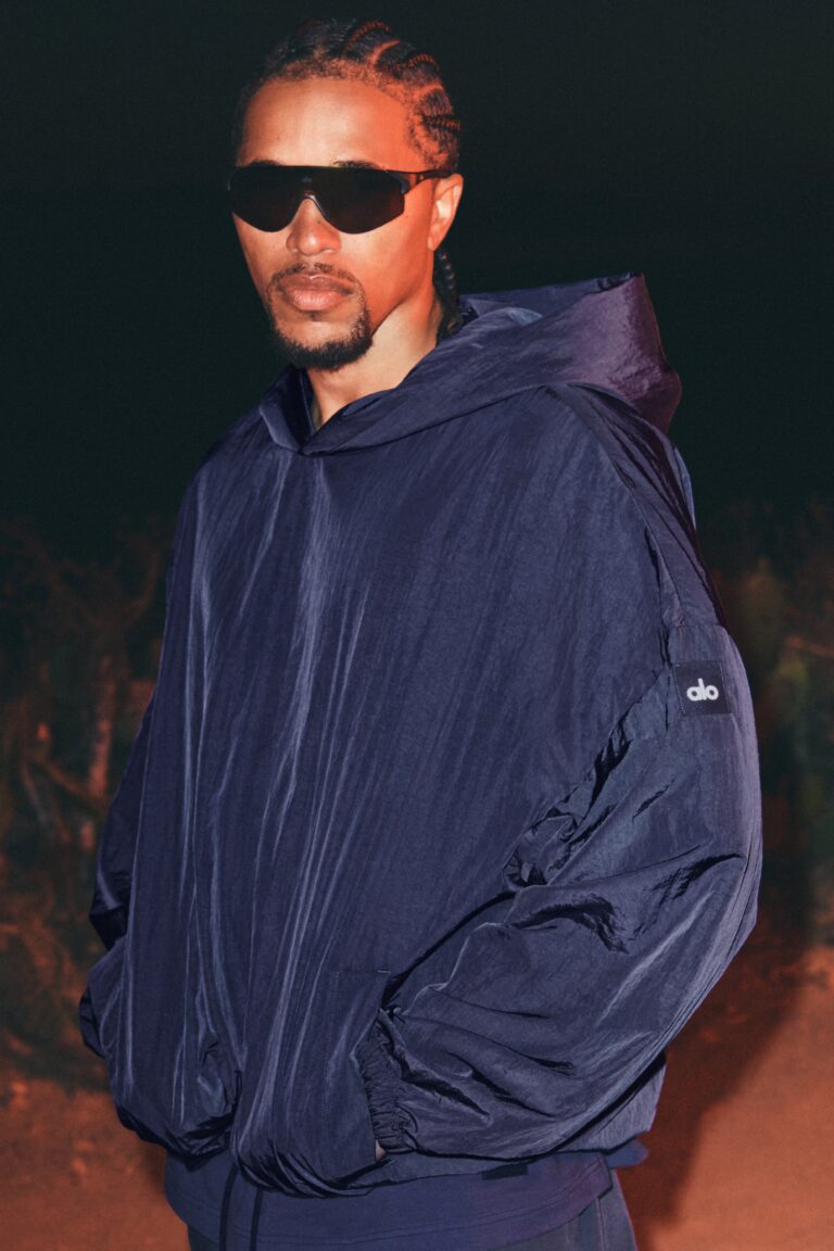 Худи Alo Yoga Axis Hooded Pullover «Navy» Мужская