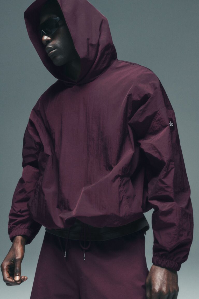 Худи Alo Yoga Axis Hooded Pullover «Rich Bordeaux» Мужская