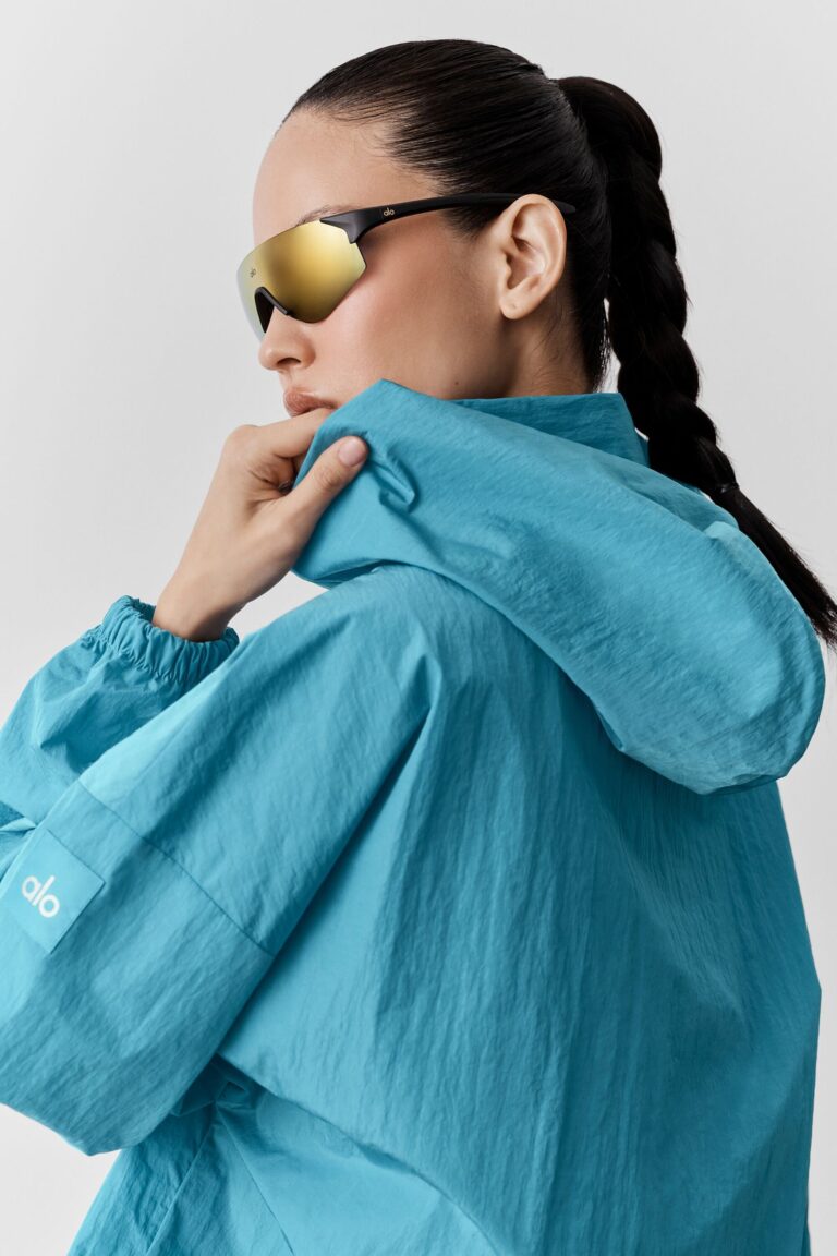 Худи Alo Yoga Axis Hooded Pullover «Blue Breeze» Мужская