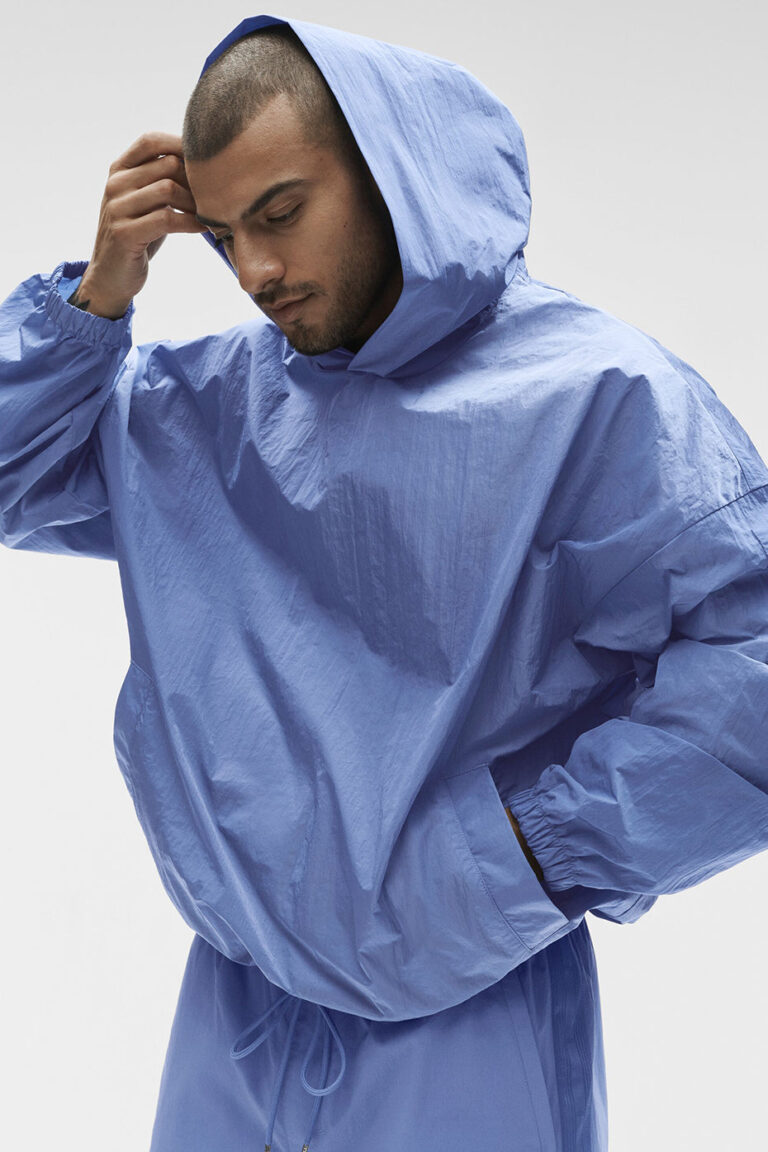 Худи Alo Yoga Axis Hooded Pullover «Provence Blue» Мужская