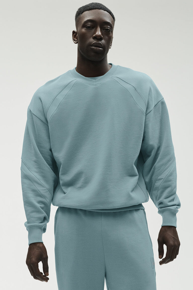 Свитшот Alo Yoga Field Crew Neck Sweatshirt «Desert Sage» Мужская