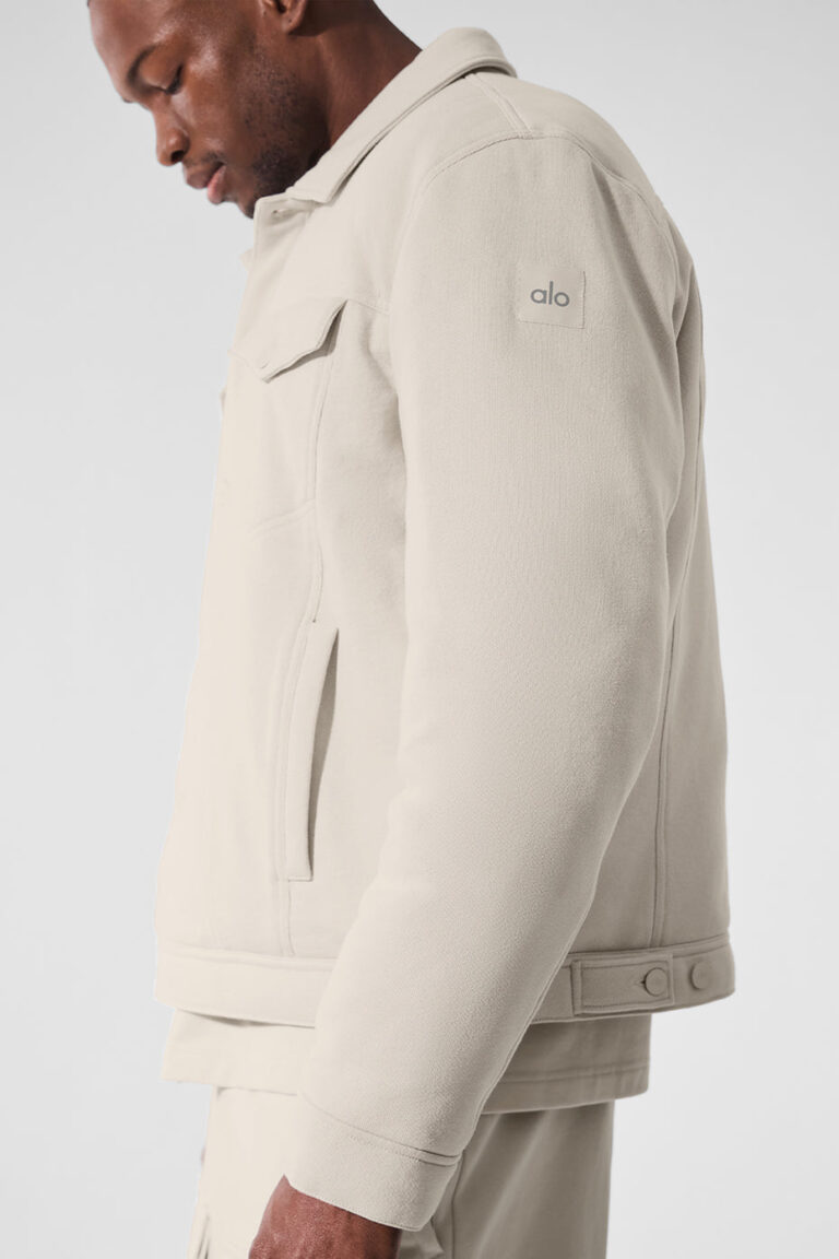 Куртка Alo Yoga Ease Trucker Jacket «Bone» Мужская
