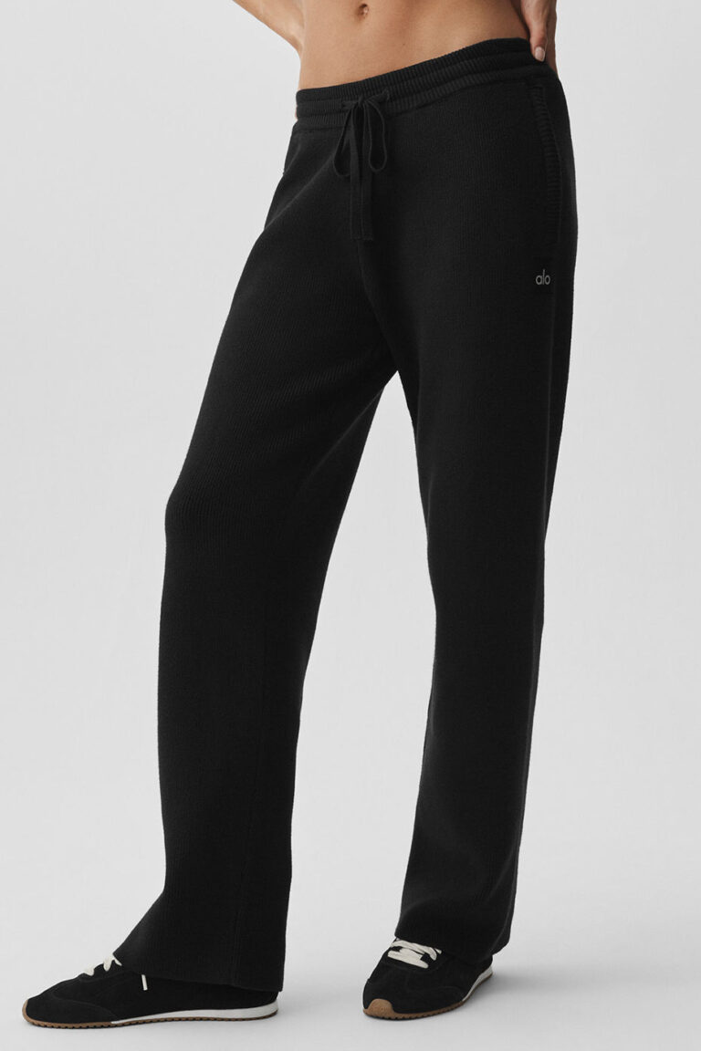 Брюки Alo Yoga Scholar Straight Leg Sweatpant «Black» Мужская