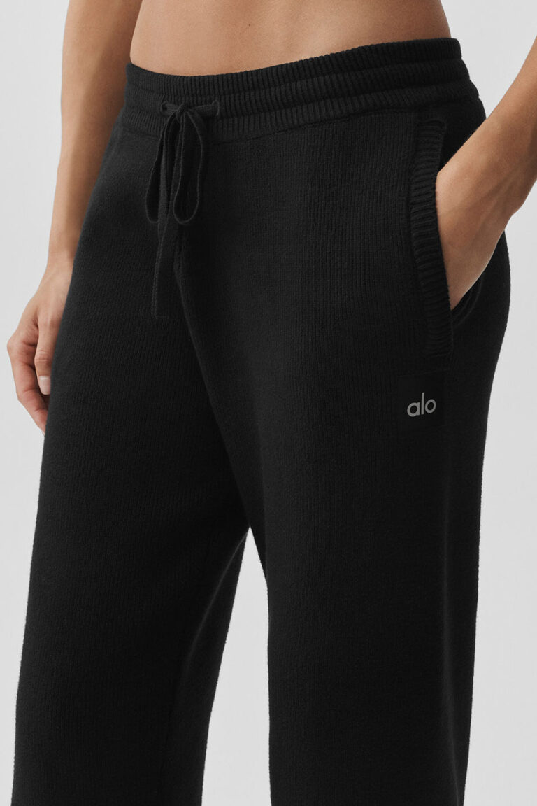 Брюки Alo Yoga Scholar Straight Leg Sweatpant «Black» Мужская