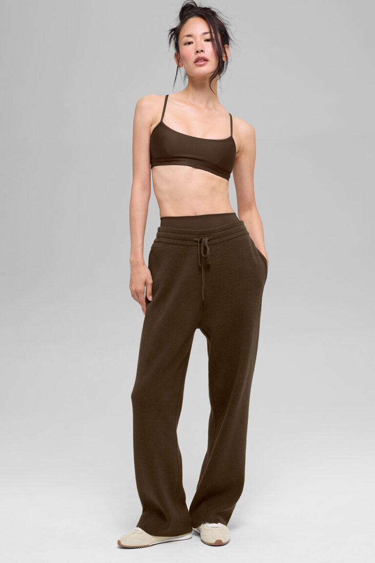 Брюки Alo Yoga Scholar Straight Leg Sweatpant «Espresso» Мужская