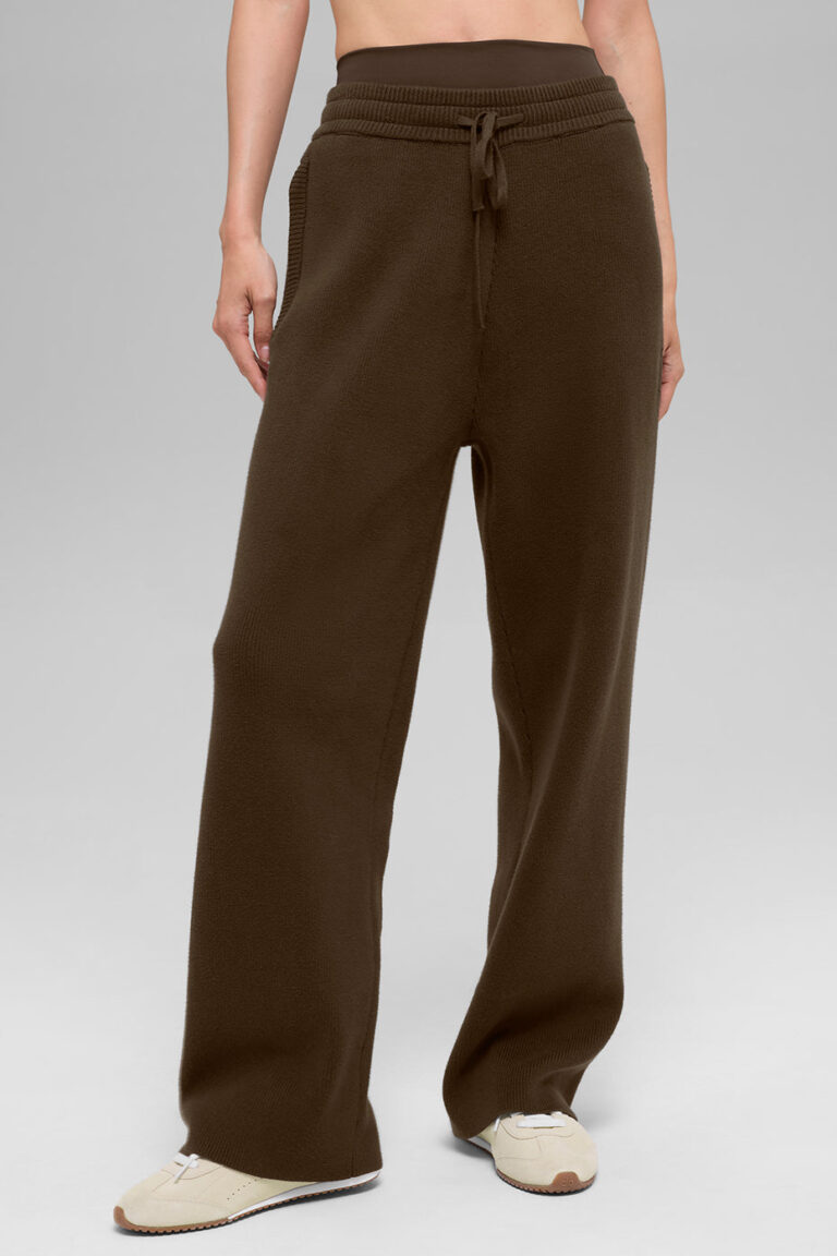 Брюки Alo Yoga Scholar Straight Leg Sweatpant «Espresso» Мужская
