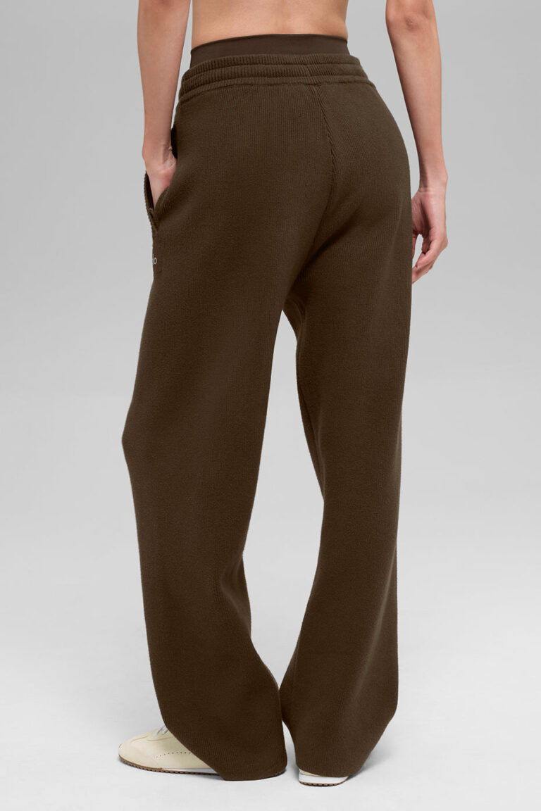 Брюки Alo Yoga Scholar Straight Leg Sweatpant «Espresso» Мужская