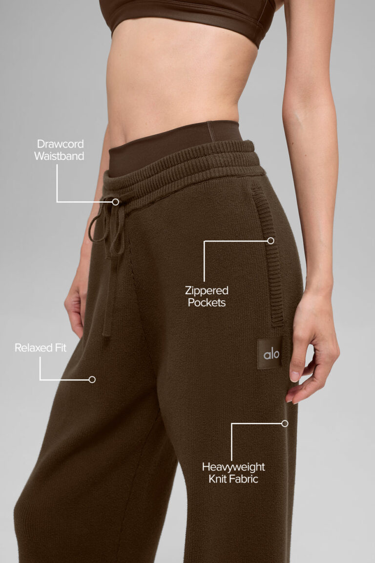 Брюки Alo Yoga Scholar Straight Leg Sweatpant «Espresso» Мужская