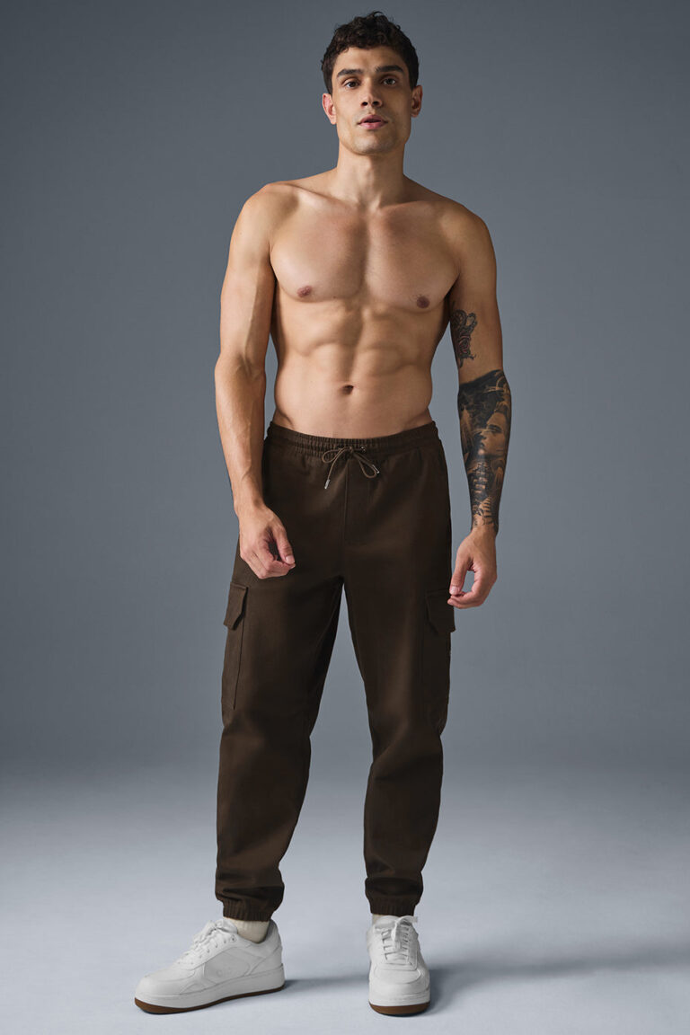 Джоггеры Alo Yoga Edition Sueded Jogger «Espresso» Мужская