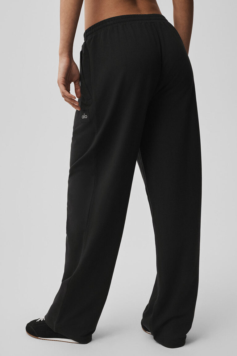 Брюки Alo Yoga Double Take Straight Leg Pant «Black» Мужская
