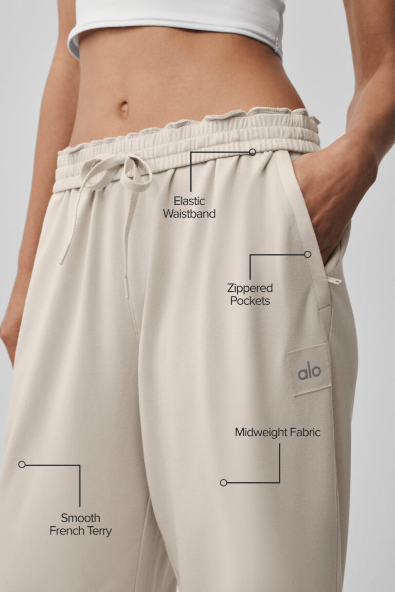 Брюки Alo Yoga Double Take Straight Leg Pant «Bone» Мужская