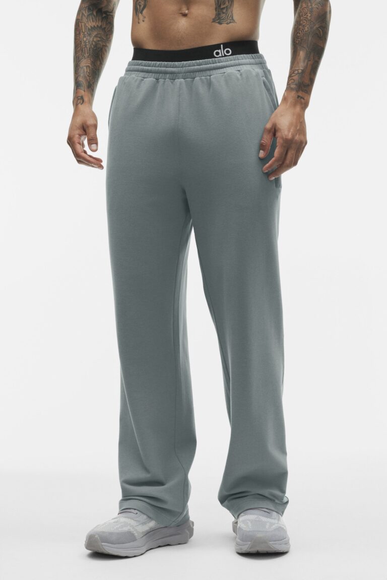 Брюки Alo Yoga Double Take Straight Leg Pant «Monument» Мужская